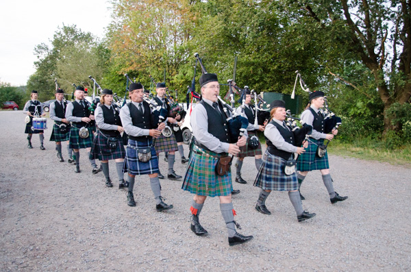 Pipeband Sound of Scotland Pipes and Drums beim Schützenfest in Lieberhausen